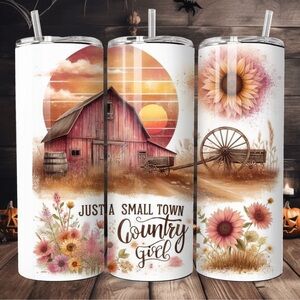 Handcrafted sublimation 20oz skinny tumbler